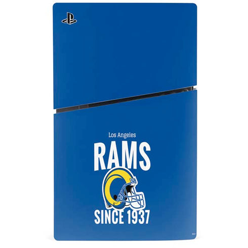 NFL Los Angeles Rams Helmet PS5 Slim Digital Edition Console Skin
