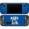 NFL Los Angeles Rams Helmet Steam Deck Handheld Gaming Computer OLED Skin