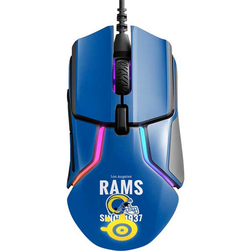 NFL Los Angeles Rams Helmet SteelSeries Rival 600 Gaming Mouse Skin
