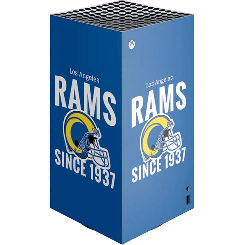 NFL Los Angeles Rams Helmet XBox Series X Digital Edition Console Skin