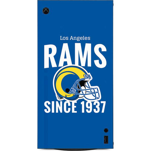 NFL Los Angeles Rams Helmet XBox Series X Digital Edition Console Skin