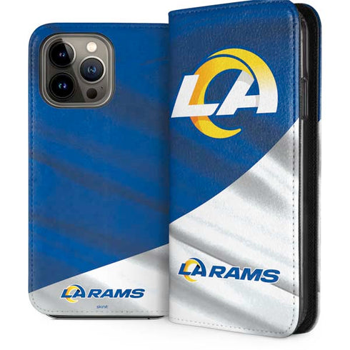 NFL Los Angeles Rams iPhone 14 Pro Max Folio Case