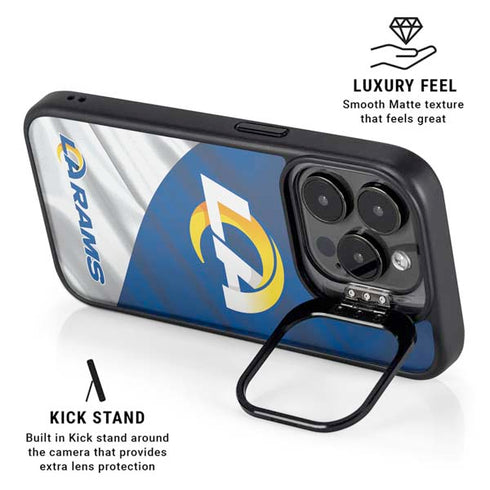 NFL Los Angeles Rams iPhone 15 Pro Max Kickstand Case