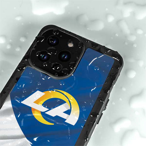 NFL Los Angeles Rams iPhone 15 Pro Waterproof Case