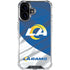 NFL Los Angeles Rams iPhone 16 Clear Case