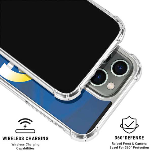 NFL Los Angeles Rams iPhone 16 Pro Max Clear Case
