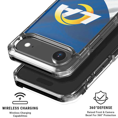 NFL Los Angeles Rams iPhone 17 Air Clear Case