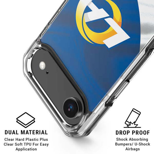 NFL Los Angeles Rams iPhone 17 Air Clear Case