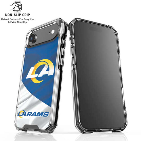 NFL Los Angeles Rams iPhone 17 Air Clear Case