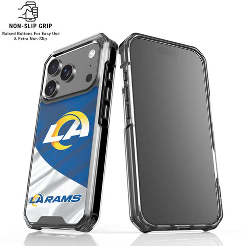 NFL Los Angeles Rams iPhone 17 Pro Clear Case