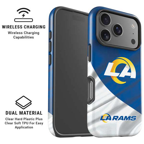 NFL Los Angeles Rams iPhone 17 Pro Magsafe Impact Case