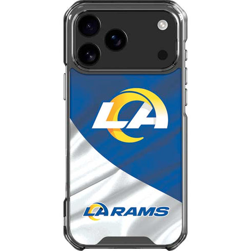 NFL Los Angeles Rams iPhone 17 Pro Max Clear Case