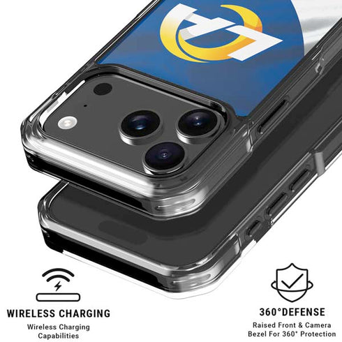 NFL Los Angeles Rams iPhone 18 Pro Clear Case