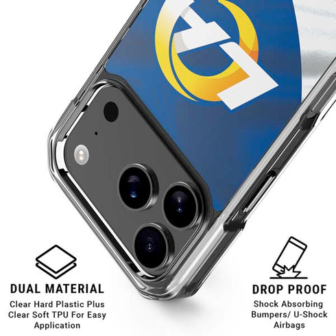 NFL Los Angeles Rams iPhone 18 Pro Clear Case