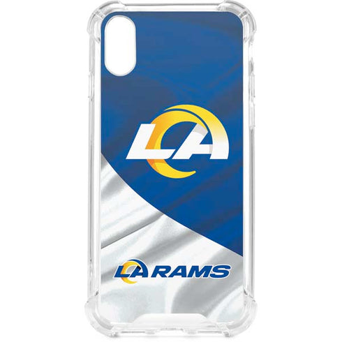 NFL Los Angeles Rams iPhone XS Clear Case
