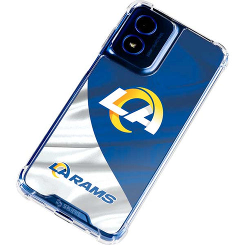 NFL Los Angeles Rams Moto G 5G (2024) Clear Case