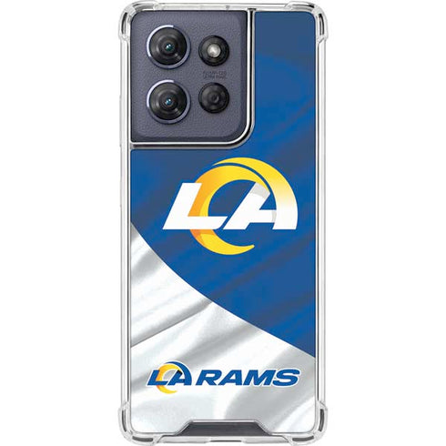 NFL Los Angeles Rams Moto G Power 5G (2025) Clear Case