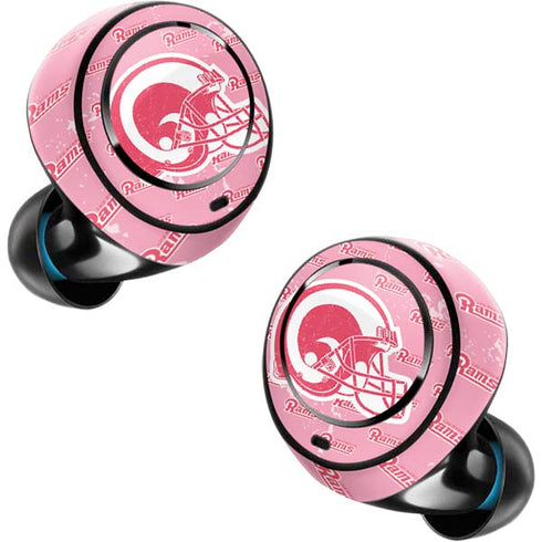 NFL Los Angeles Rams Pink Logo Blast Amazon Echo Buds Skin