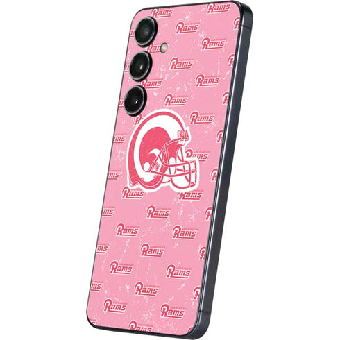 NFL Los Angeles Rams Pink Logo Blast Galaxy A16 5G Skin