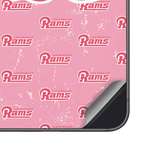 NFL Los Angeles Rams Pink Logo Blast Galaxy A16 5G Skin