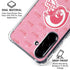 NFL Los Angeles Rams Pink Logo Blast Galaxy A36 5G Clear Case
