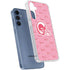 NFL Los Angeles Rams Pink Logo Blast Galaxy A55 5G Clear Case