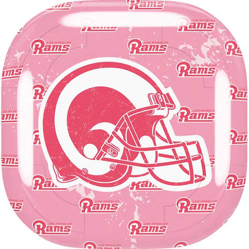 NFL Los Angeles Rams Pink Logo Blast Galaxy Buds Live Skin