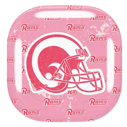 NFL Los Angeles Rams Pink Logo Blast Galaxy Buds Live Skin