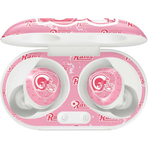 NFL Los Angeles Rams Pink Logo Blast Galaxy Buds Plus Skin