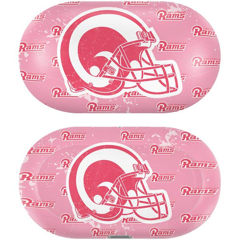 NFL Los Angeles Rams Pink Logo Blast Galaxy Buds Plus Skin
