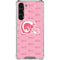 NFL Los Angeles Rams Pink Logo Blast Galaxy S24 FE Clear Case