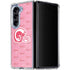 NFL Los Angeles Rams Pink Logo Blast Galaxy Z Fold5 5G Clear Case