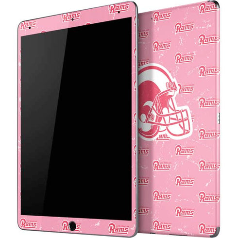 NFL Los Angeles Rams Pink Logo Blast iPad Skins