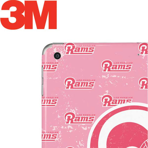 NFL Los Angeles Rams Pink Logo Blast Apple iPad Skin