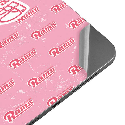 NFL Los Angeles Rams Pink Logo Blast Apple iPad Mini Skin