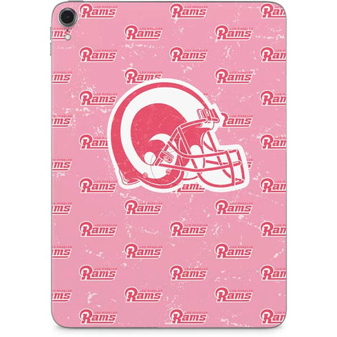 NFL Los Angeles Rams Pink Logo Blast Apple iPad Pro Skin