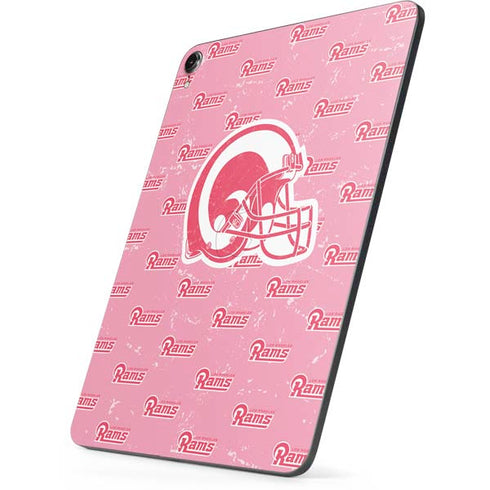 NFL Los Angeles Rams Pink Logo Blast Apple iPad Pro Skin