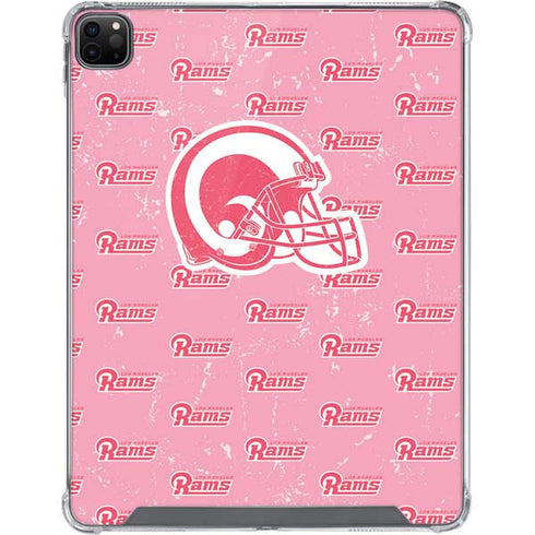 NFL Los Angeles Rams Pink Logo Blast iPad Cases