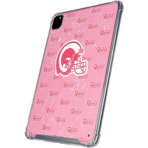 NFL Los Angeles Rams Pink Logo Blast iPad Cases