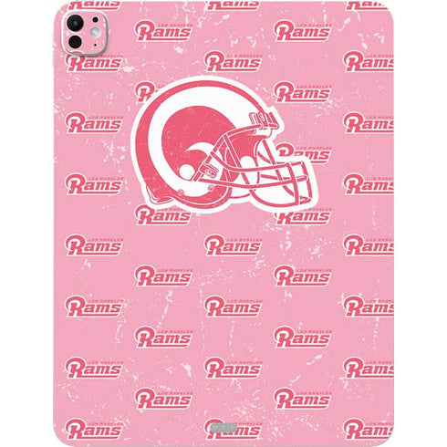 NFL Los Angeles Rams Pink Logo Blast iPad Pro 13in M4 (2024) Skin