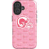 NFL Los Angeles Rams Pink Logo Blast iPhone 16 Magsafe Impact Case