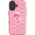 NFL Los Angeles Rams Pink Logo Blast iPhone 16 Plus Impact Case