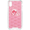 NFL Los Angeles Rams Pink Logo Blast iPhone XS Clear Case