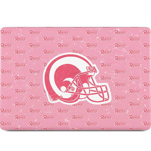 NFL Los Angeles Rams Pink Logo Blast MacBook Skins
