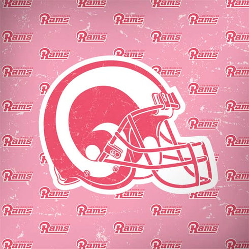 NFL Los Angeles Rams Pink Logo Blast MacBook Skins
