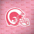 NFL Los Angeles Rams Pink Logo Blast MacBook Skins
