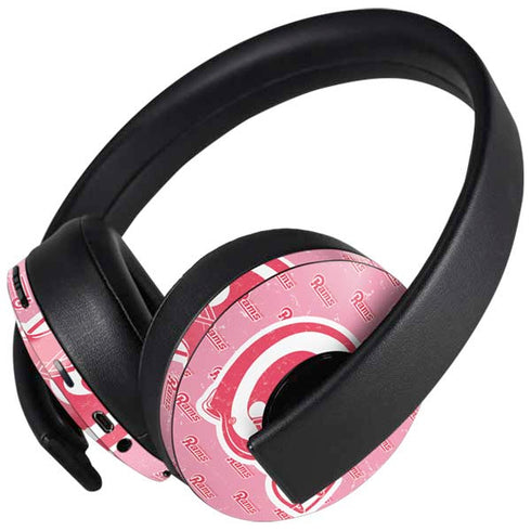 NFL Los Angeles Rams Pink Logo Blast PlayStation 4 Gold Wireless Headset Skin