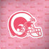 NFL Los Angeles Rams Pink Logo Blast PlayStation 4 Gold Wireless Headset Skin