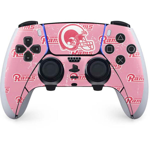 NFL Los Angeles Rams Pink Logo Blast PlayStation PS5 Skins