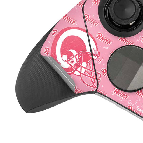 NFL Los Angeles Rams Pink Logo Blast Xbox Elite Wireless Controller Series 2 Skin